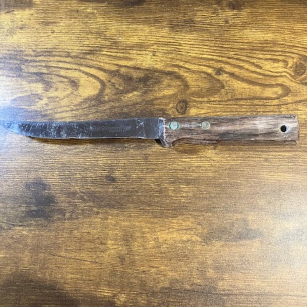 Vintage Imperial Diamond‎ Fish Fillet Knife Stainless Steel Made in the USA